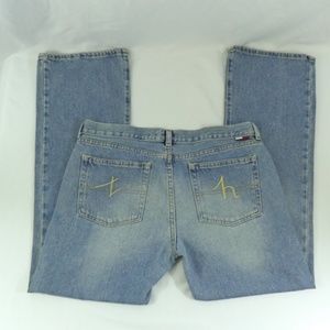 Vintage 90s Tommy Hilfiger Jeans Sz 13 Embroidered